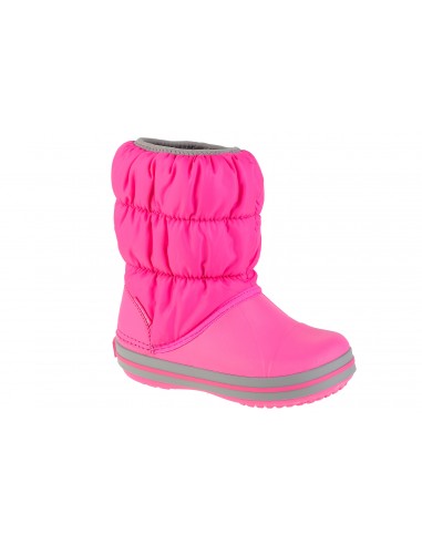 Crocs Puff Î Î±Î¹Î´Î¹ÎºÎ­Ï‚ ÎœÏ€ÏŒÏ„ÎµÏ‚ Î§Î¹Î¿Î½Î¹Î¿Ï Candy Pink 14613-6TR